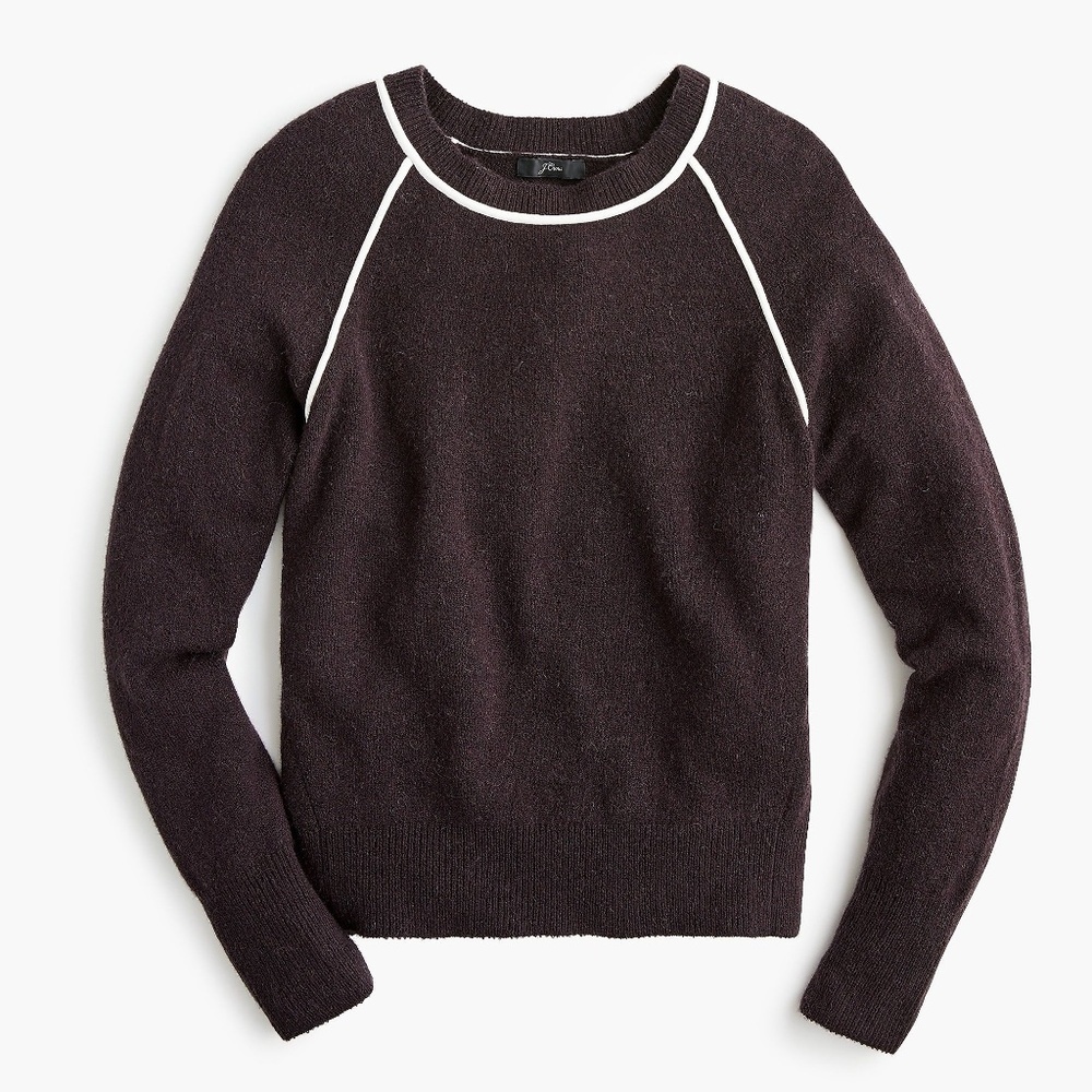 J. Crew Black Raglan Sleeve Sweater